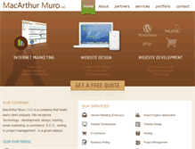 Tablet Screenshot of macarthurmuro.com